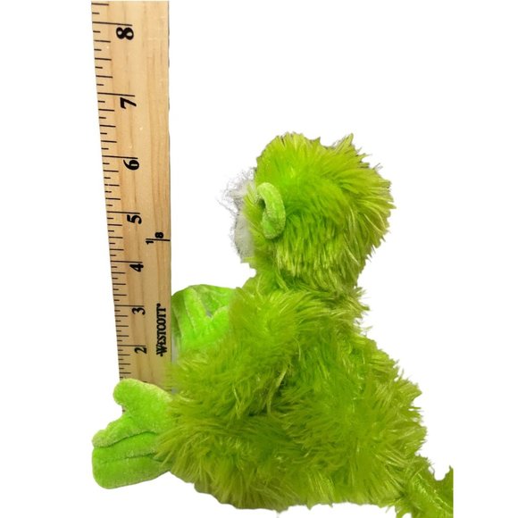 stuffed green plush monkey - Picture 2 of 3